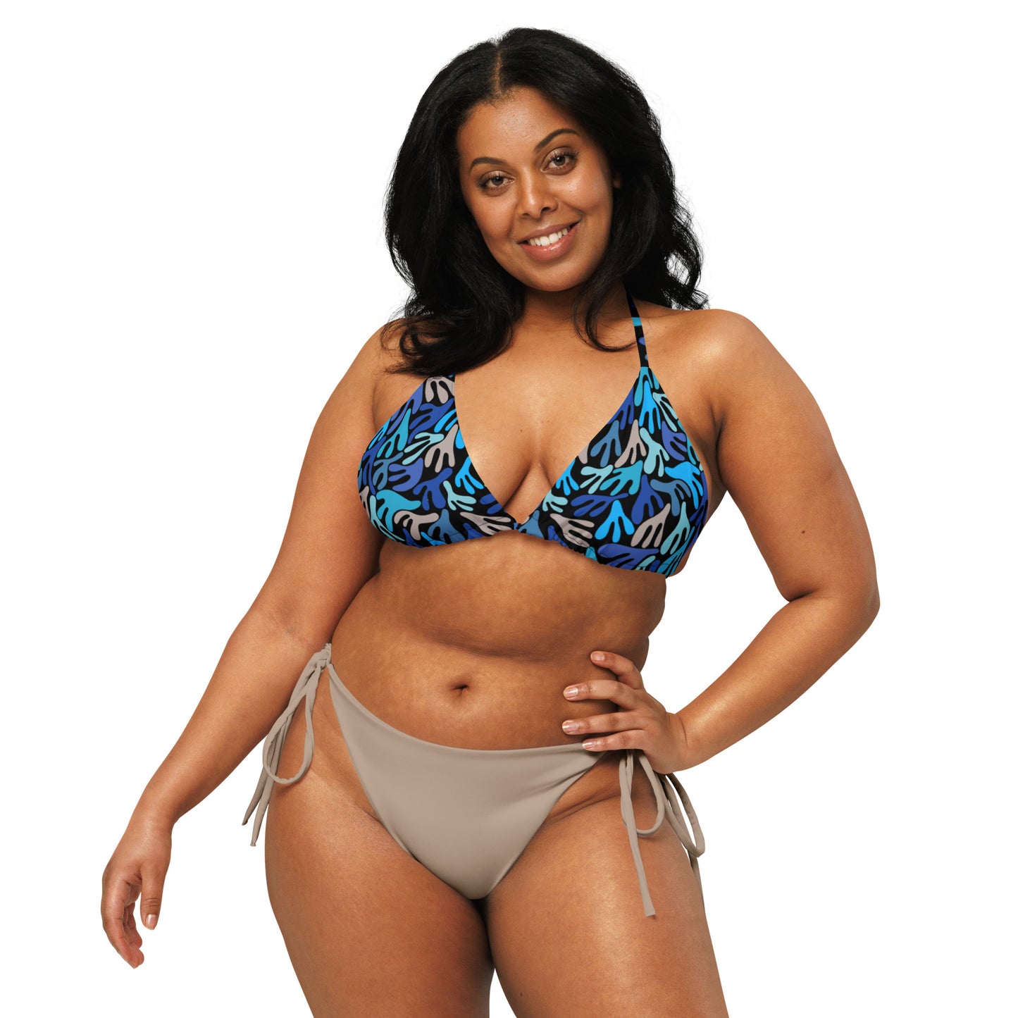 Water Plants Triangle Bikini Top-Thomas Heinz-PaletTheory
