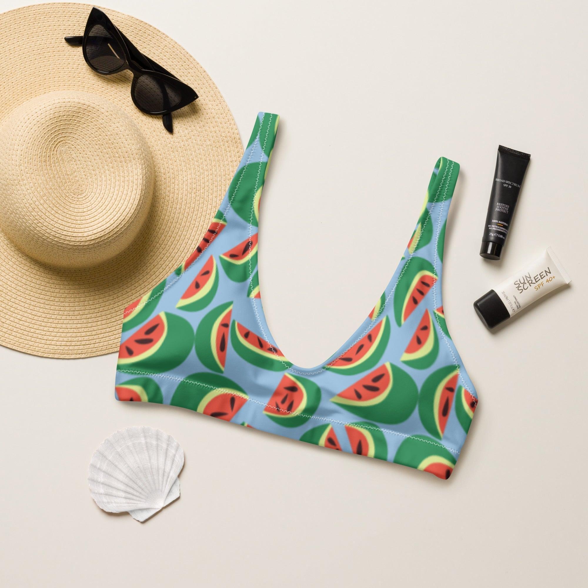 Watermelons Bralette Swim and Surf Top - SALE-Thomas Heinz-PaletTheory