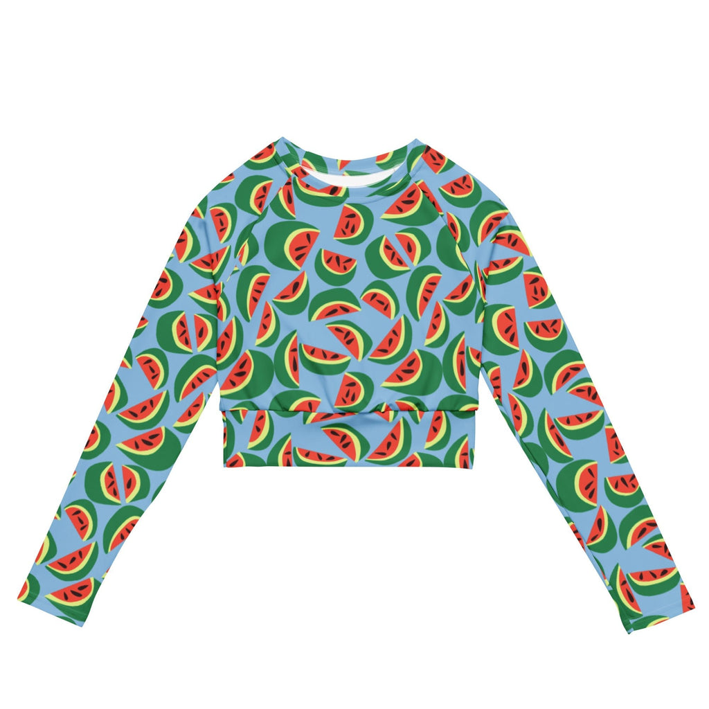 Watermelons Crop Top Rashie - SALE-Thomas Heinz-PaletTheory