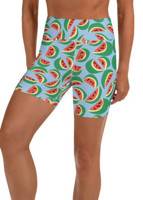 Watermelons Swim and Yoga Shorts - SALE-Thomas Heinz-PaletTheory