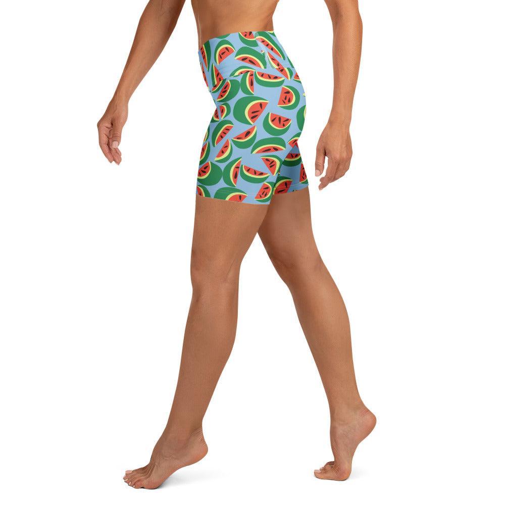 Watermelons Swim and Yoga Shorts-Thomas Heinz-PaletTheory