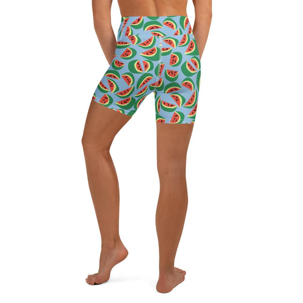 Watermelons Swim and Yoga Shorts-Thomas Heinz-PaletTheory
