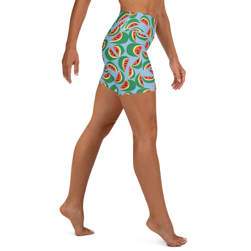 Watermelons Swim and Yoga Shorts-Thomas Heinz-PaletTheory