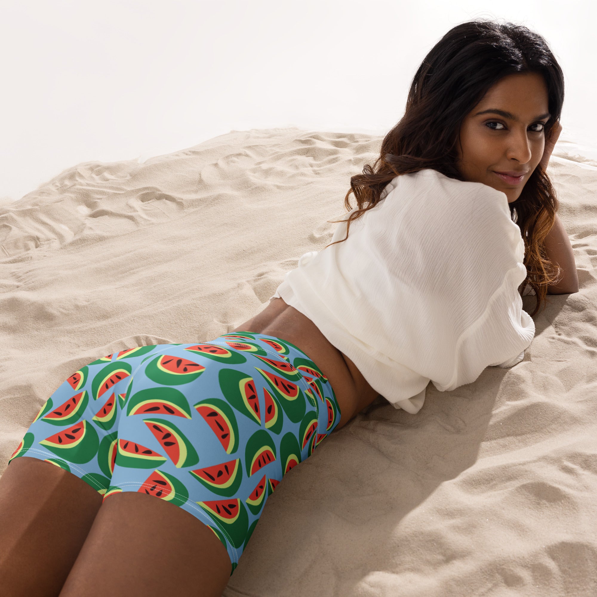 Watermelons Swim and Yoga Shorts-Thomas Heinz-PaletTheory