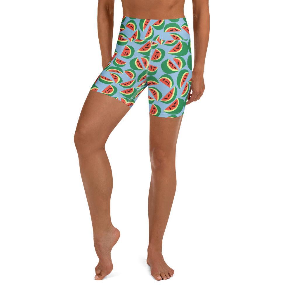 Watermelons Swim and Yoga Shorts-Thomas Heinz-PaletTheory