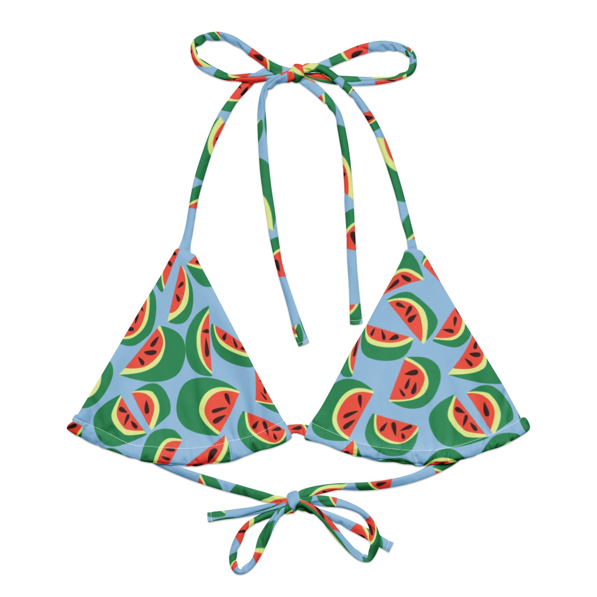 Watermelons Triangle Bikini Top - SALE-Thomas Heinz-PaletTheory