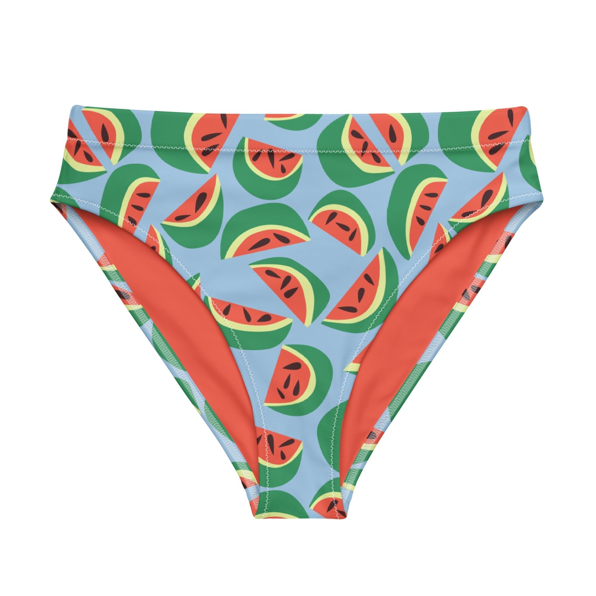 Watermelons high-waisted bikini bottom - SALE-Thomas Heinz-PaletTheory