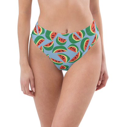 Watermelons high-waisted bikini bottom-Thomas Heinz-PaletTheory