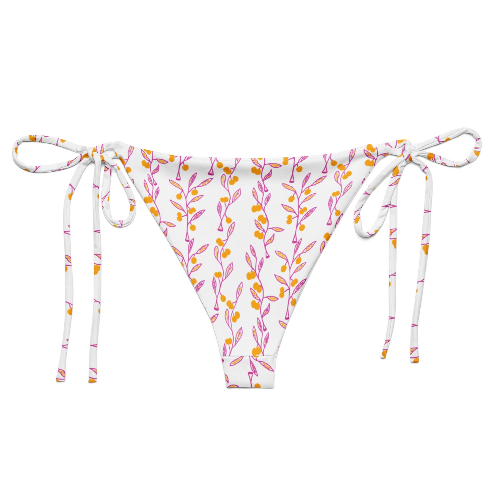 Wattle Tree Flower Tie Side Bottoms-Barbara Bear-PaletTheory
