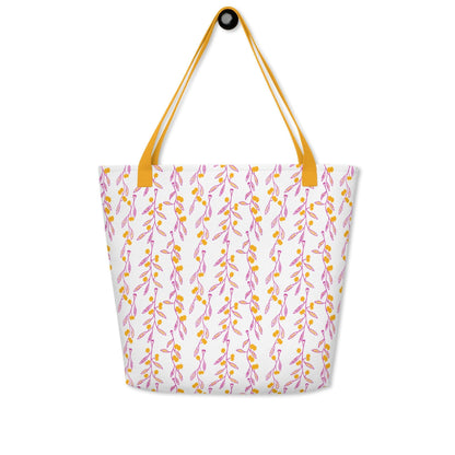 Wattle Tree Flower Tote Bag-Barbara Bear-PaletTheory