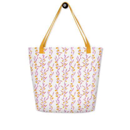 Wattle Tree Flower Tote Bag-Barbara Bear-PaletTheory