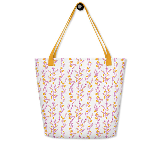 Wattle Tree Flower Tote Bag-Barbara Bear-PaletTheory