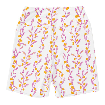 Wattle Tree Flower Women Swim Shorts-Barbara Bear-PaletTheory