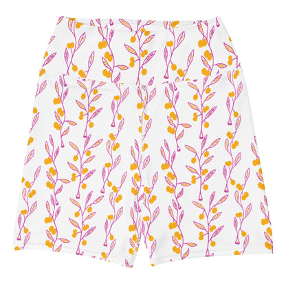 Wattle Tree Flower Women Swim Shorts-Barbara Bear-PaletTheory