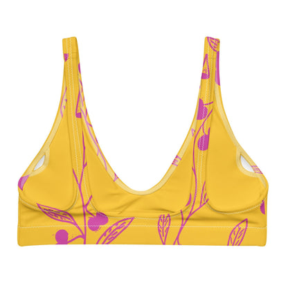 Wattle Tree Flower in Yellow Bralette top-Barbara Bear-PaletTheory