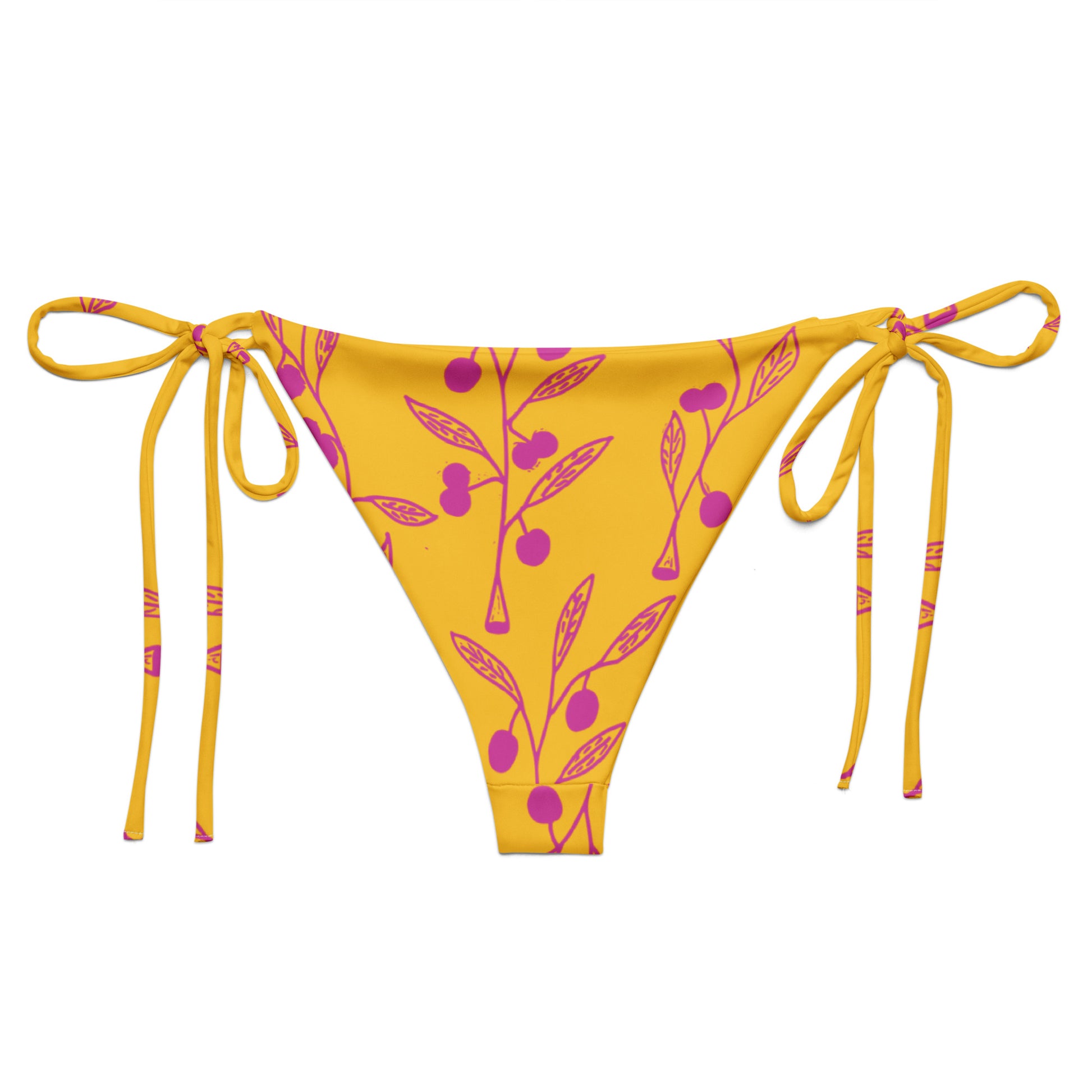 Wattle Tree Flower in Yellow Tie Side Bottoms-Barbara Bear-PaletTheory