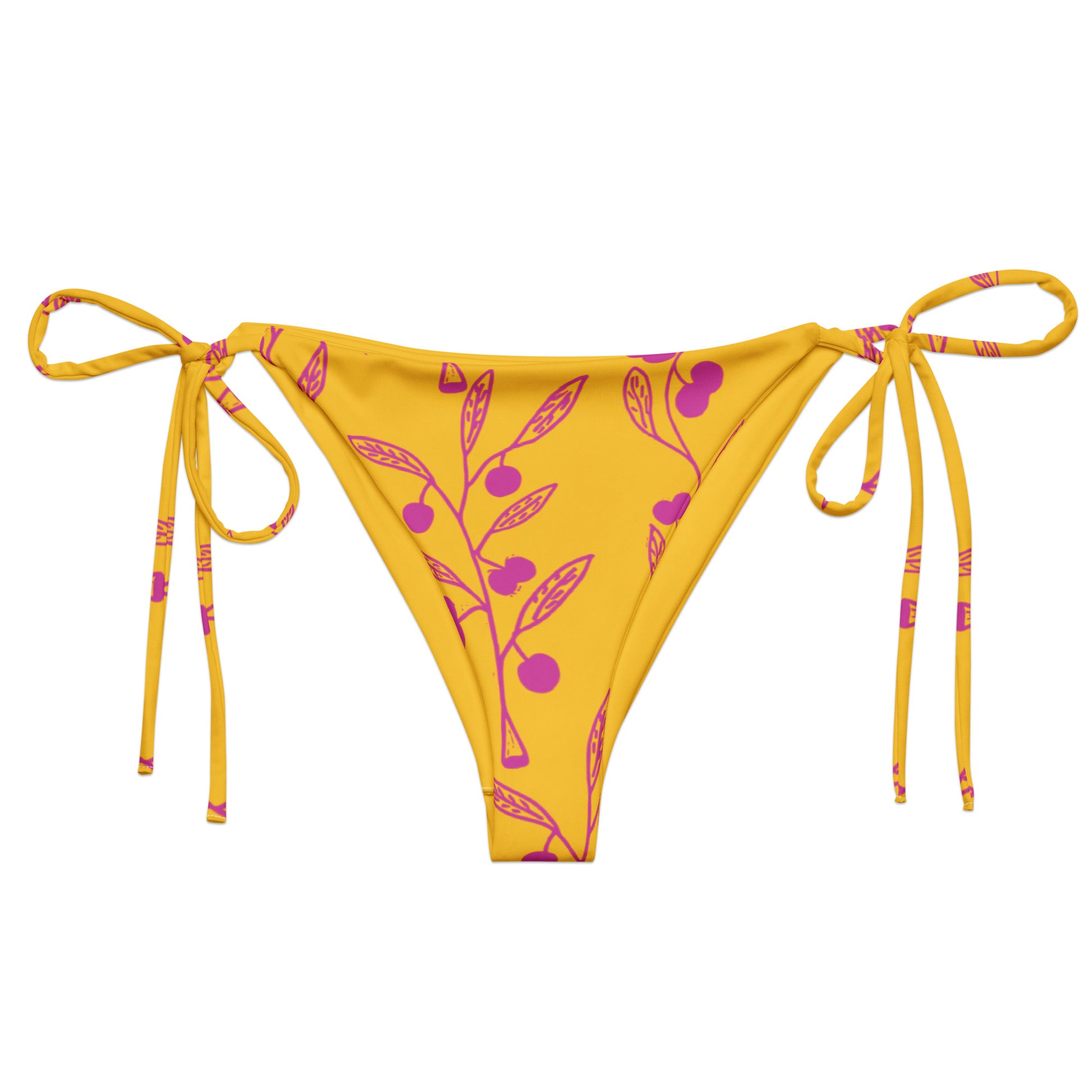 Wattle Tree Flower in Yellow Tie Side Bottoms-Barbara Bear-PaletTheory