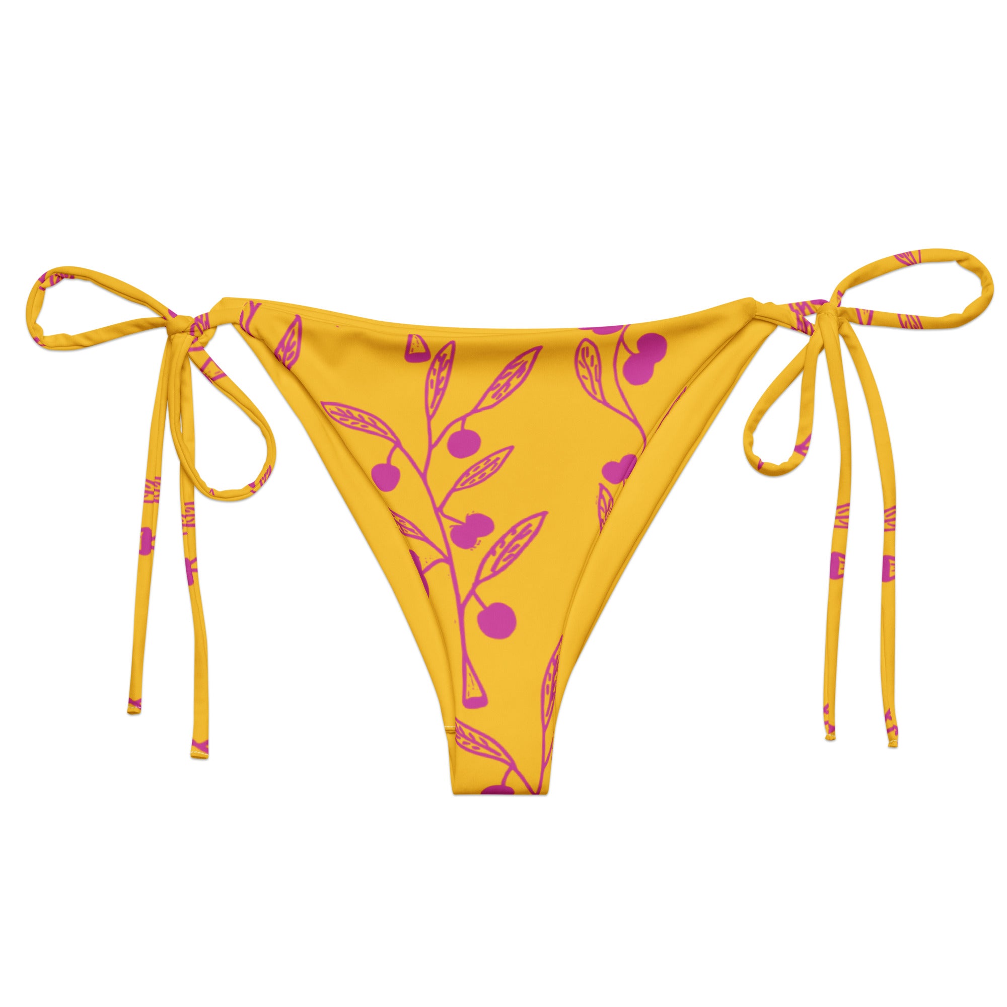 Wattle Tree Flower in Yellow Tie Side Bottoms-Barbara Bear-PaletTheory