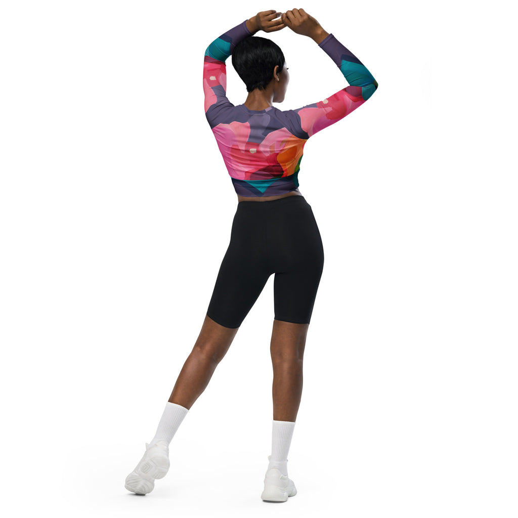 We should all be more Purple - Long-sleeve Crop Rashguard women-Susannah Bleasby-PaletTheory