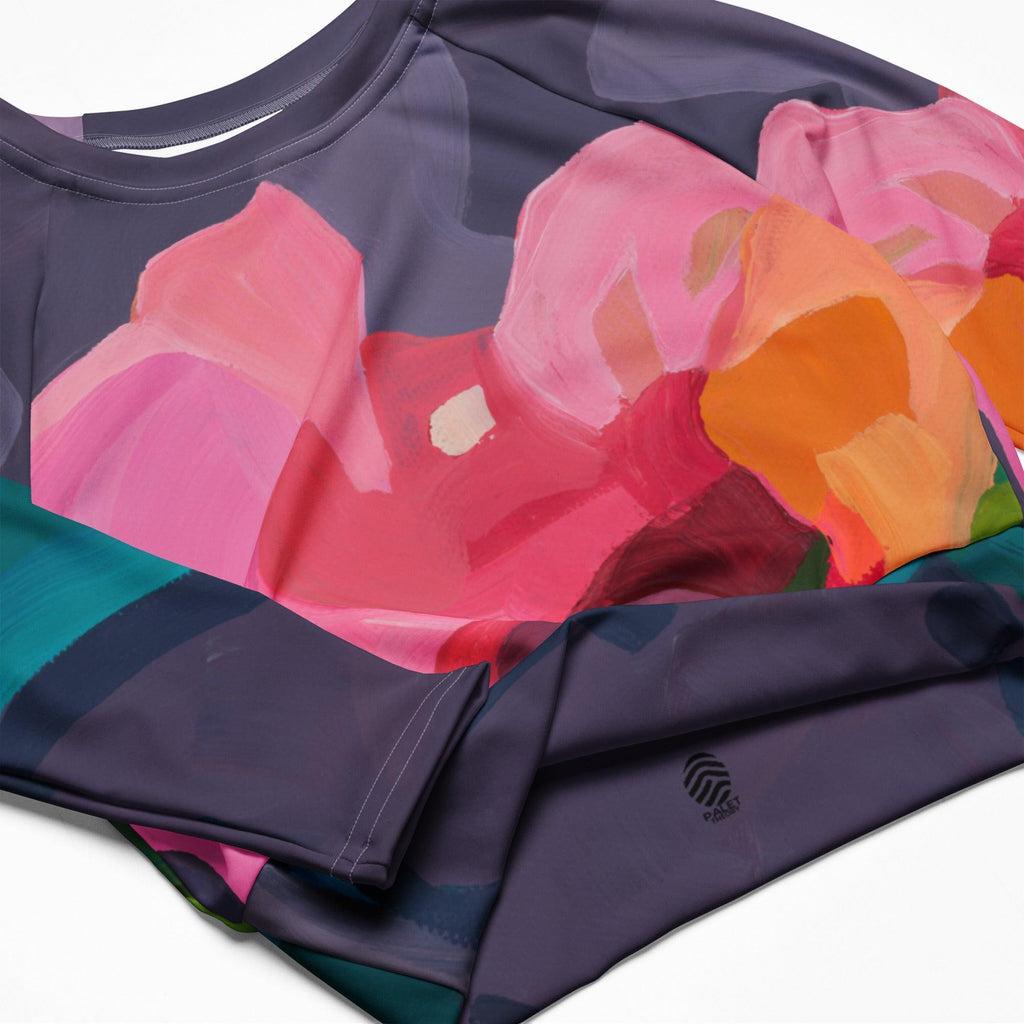 We should all be more Purple - Long-sleeve Crop Rashguard women-Susannah Bleasby-PaletTheory