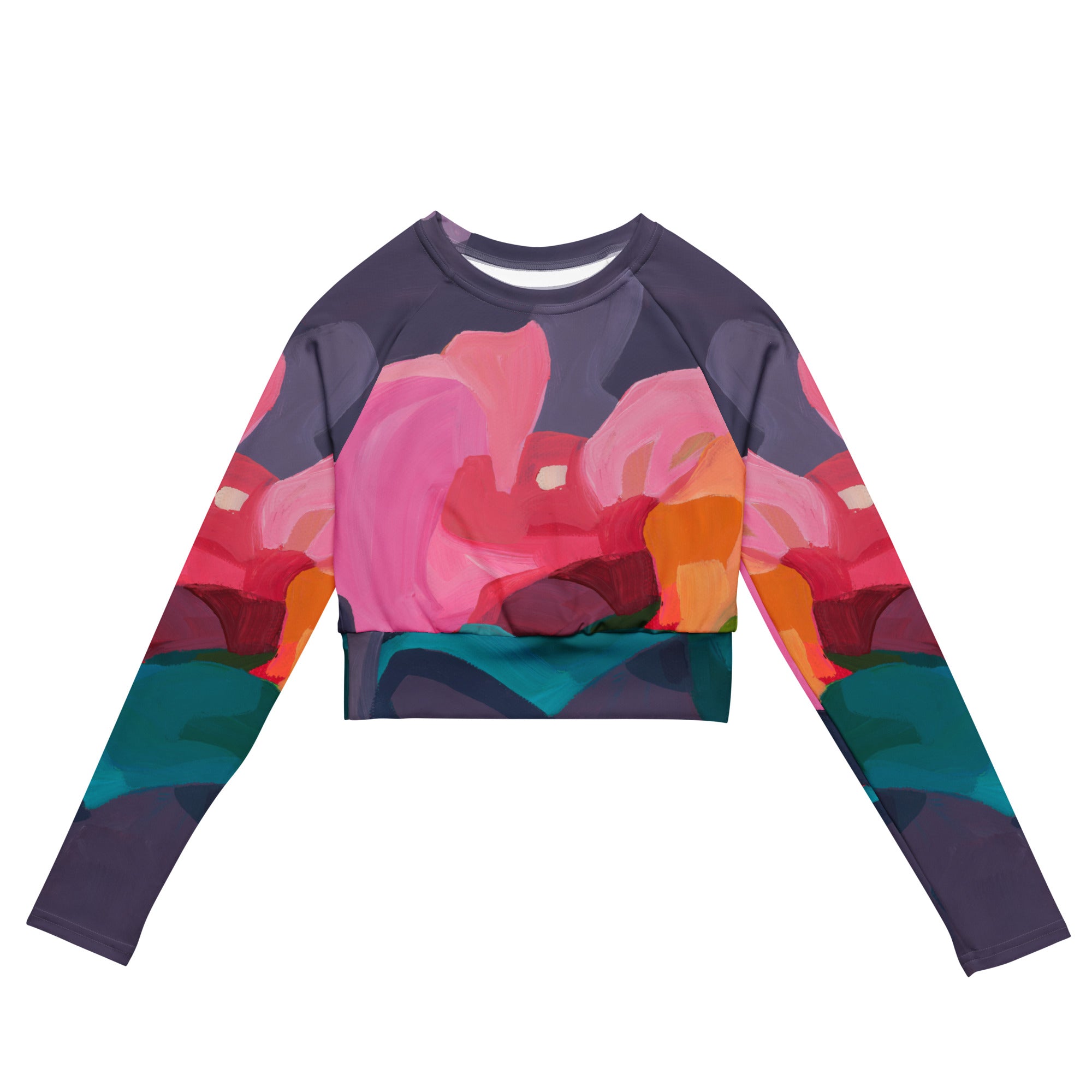 We should all be more Purple - Long-sleeve Crop Rashguard women-Susannah Bleasby-PaletTheory