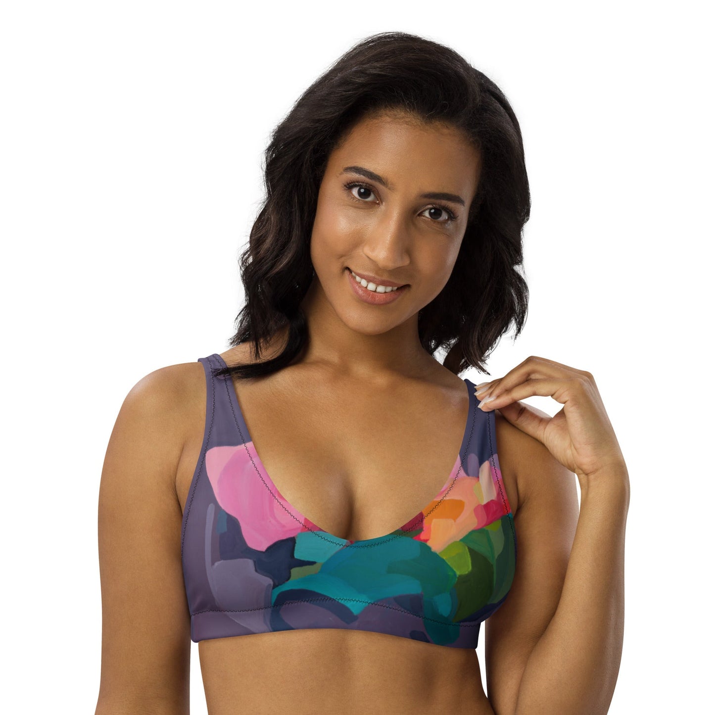 We should all be more Purple - Padded Bikini Top-SALE-Susannah Bleasby-PaletTheory