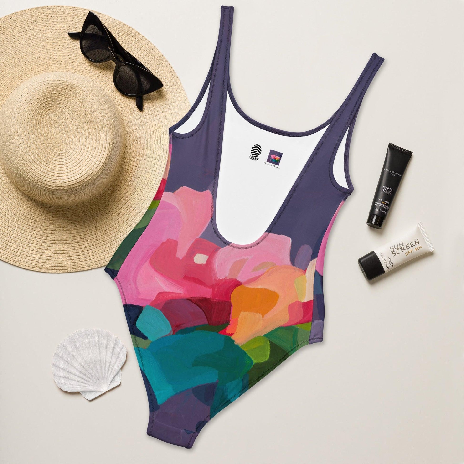 We should all be more purple - One-Piece Swimsuit-Susannah Bleasby-PaletTheory