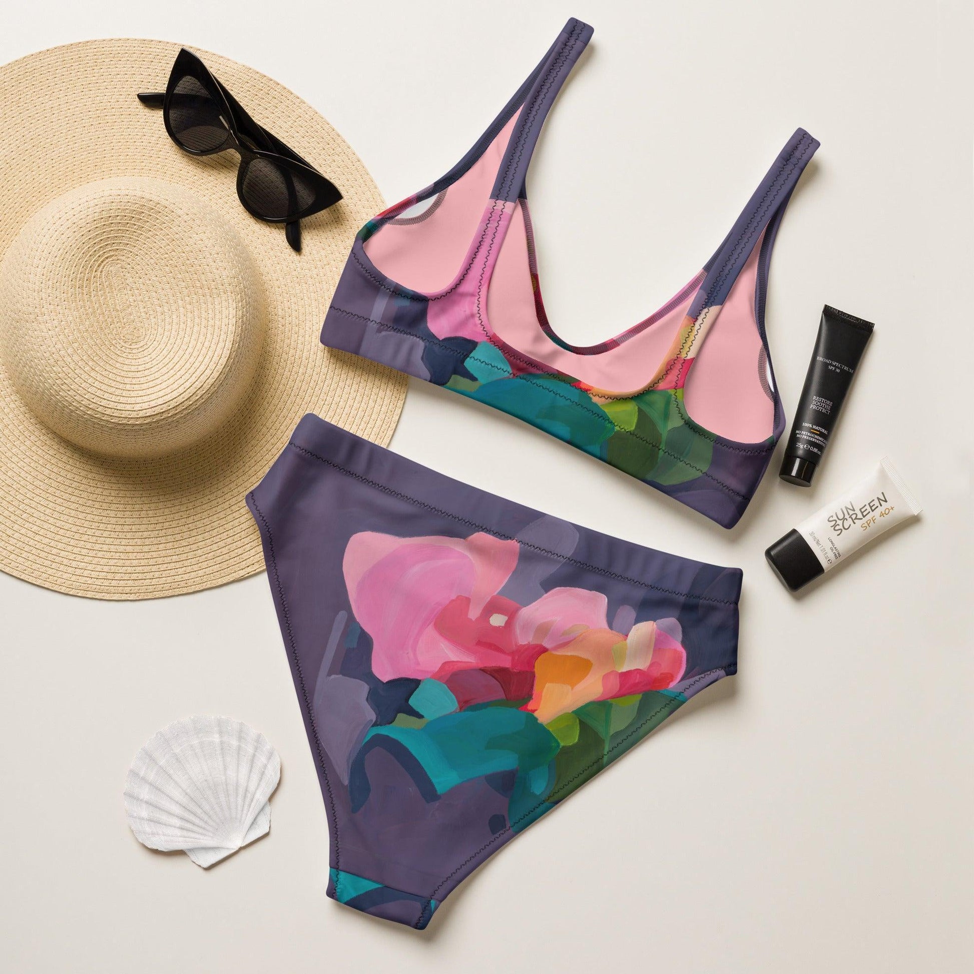 We should be more Purple - Women Swimsuit Separates-Susannah Bleasby-PaletTheory