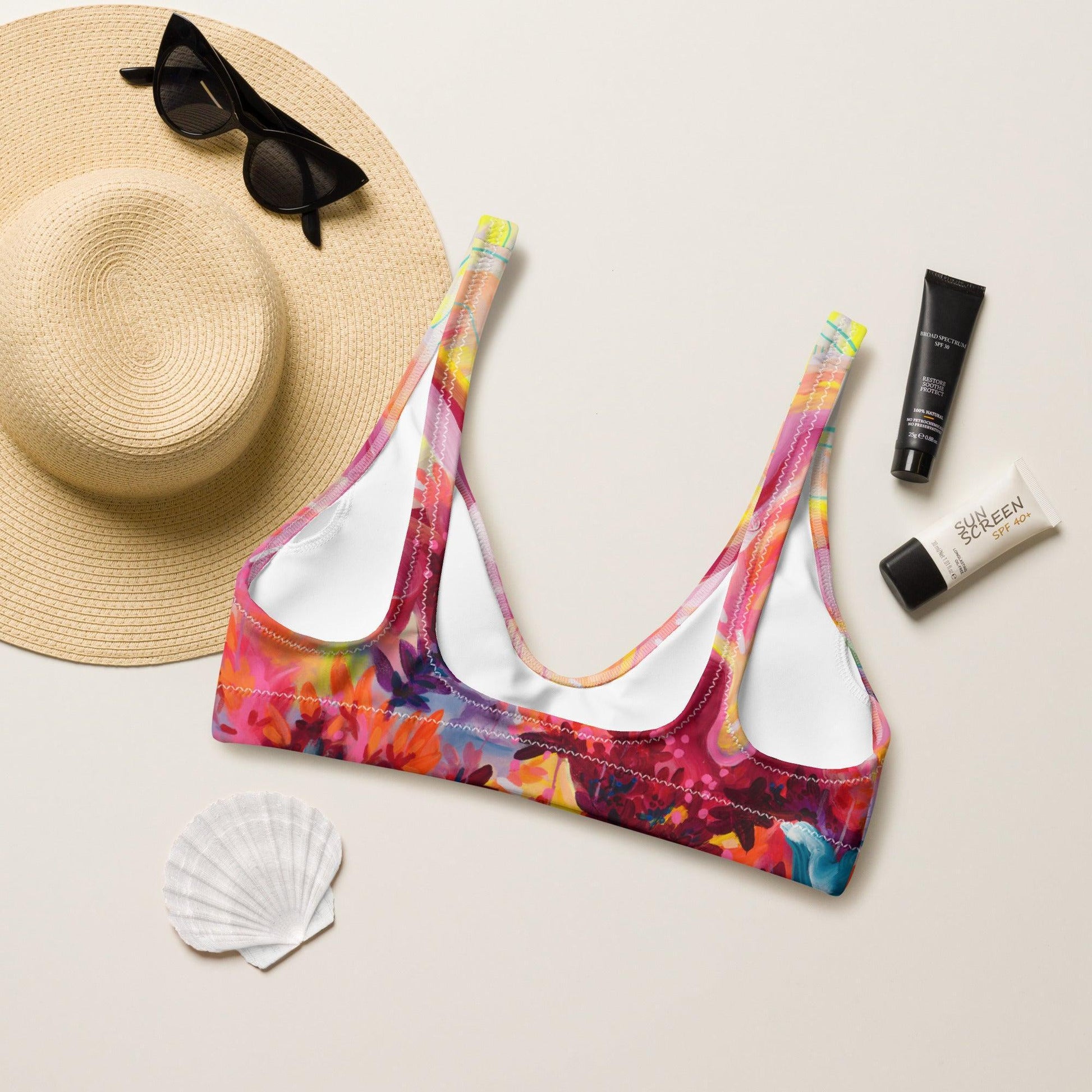 Wild Fire Bralette bikini top by Julie Amlin-Julie Amlin-PaletTheory