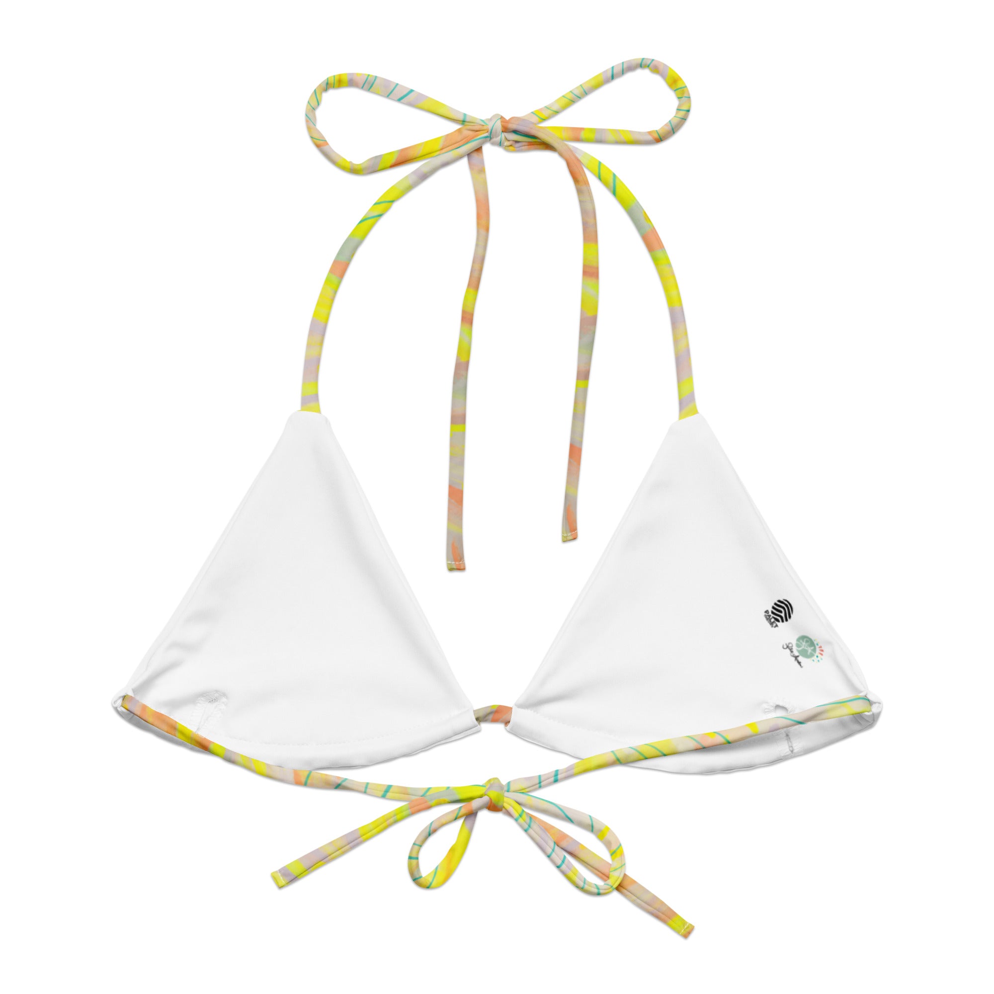 Wild Fire Convertible Triangle Bikini Top-Julie Amlin-PaletTheory