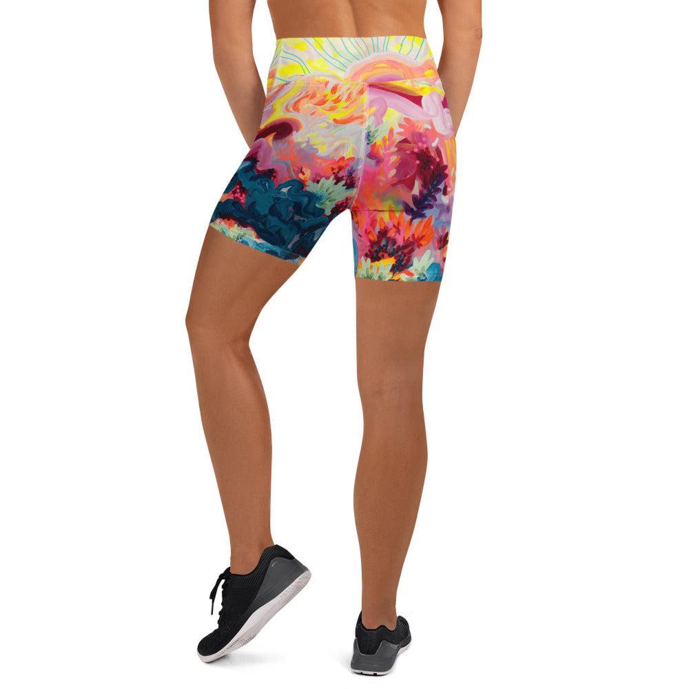 Wild Fire Swim Shorts-Julie Amlin-PaletTheory