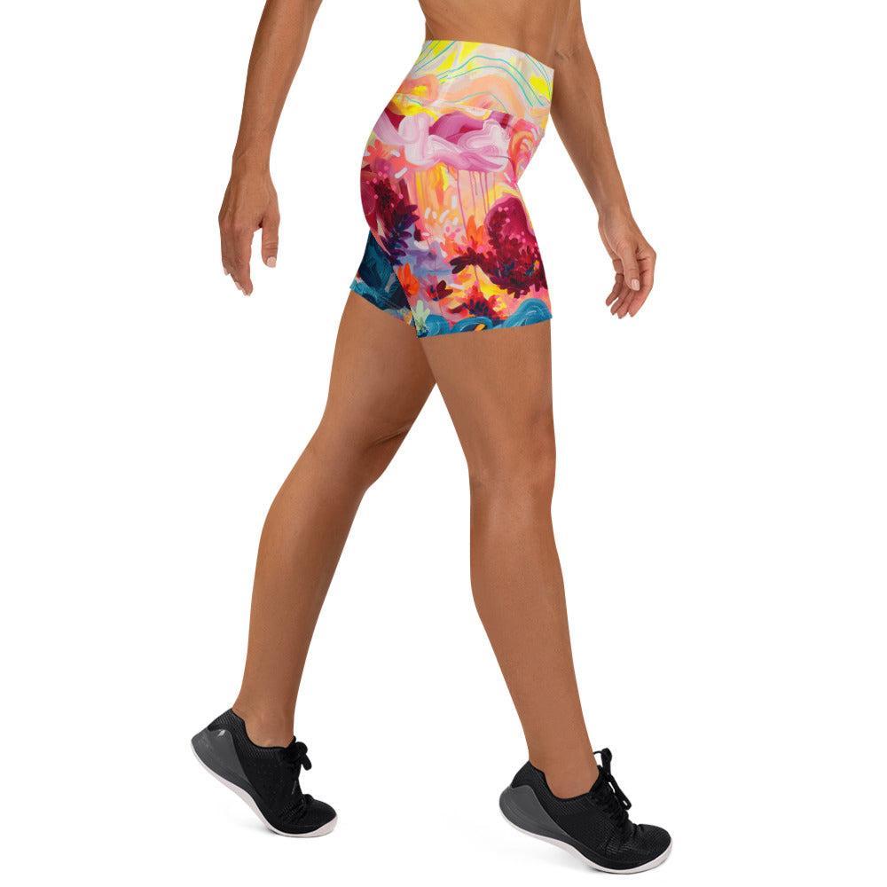 Wild Fire Swim Shorts-Julie Amlin-PaletTheory