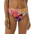 Wild Fire high-waisted bikini Bottoms by Julie Amlin-Julie Amlin-PaletTheory