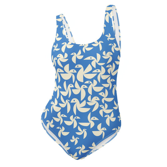 Birds One - Piece Swimsuit - Milpali