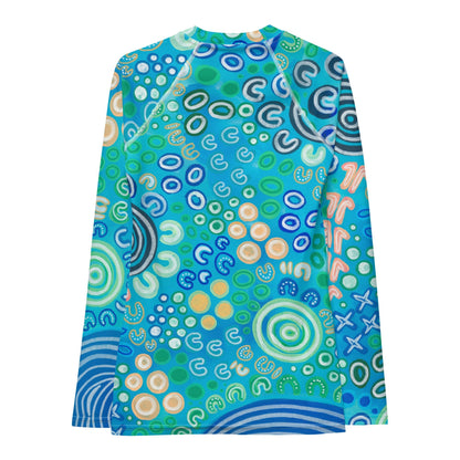 Bunurong Country - Rashguard Women - Milpali Women Long Rashie