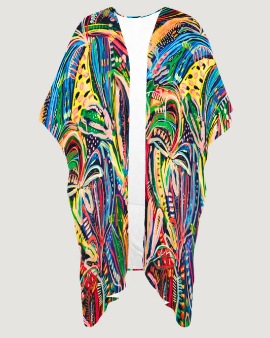 Club Tropicana Sheer Kimono - Milpali