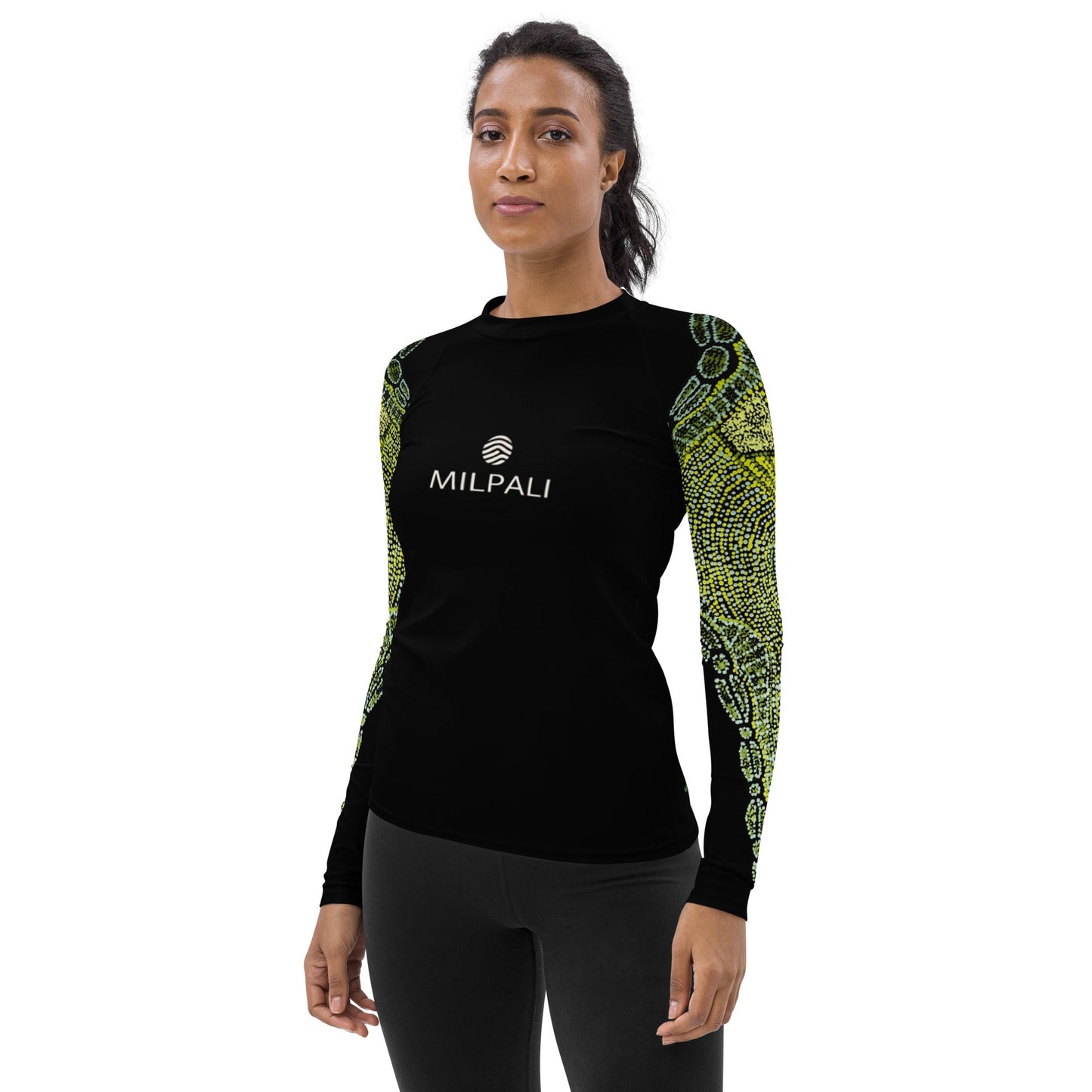 Green Path - Long - sleeve Rashguard women - SALE - Milpali