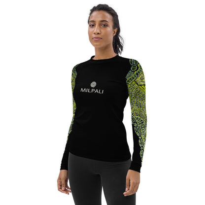 Green Path - Long - sleeve Rashguard women - SALE - Milpali