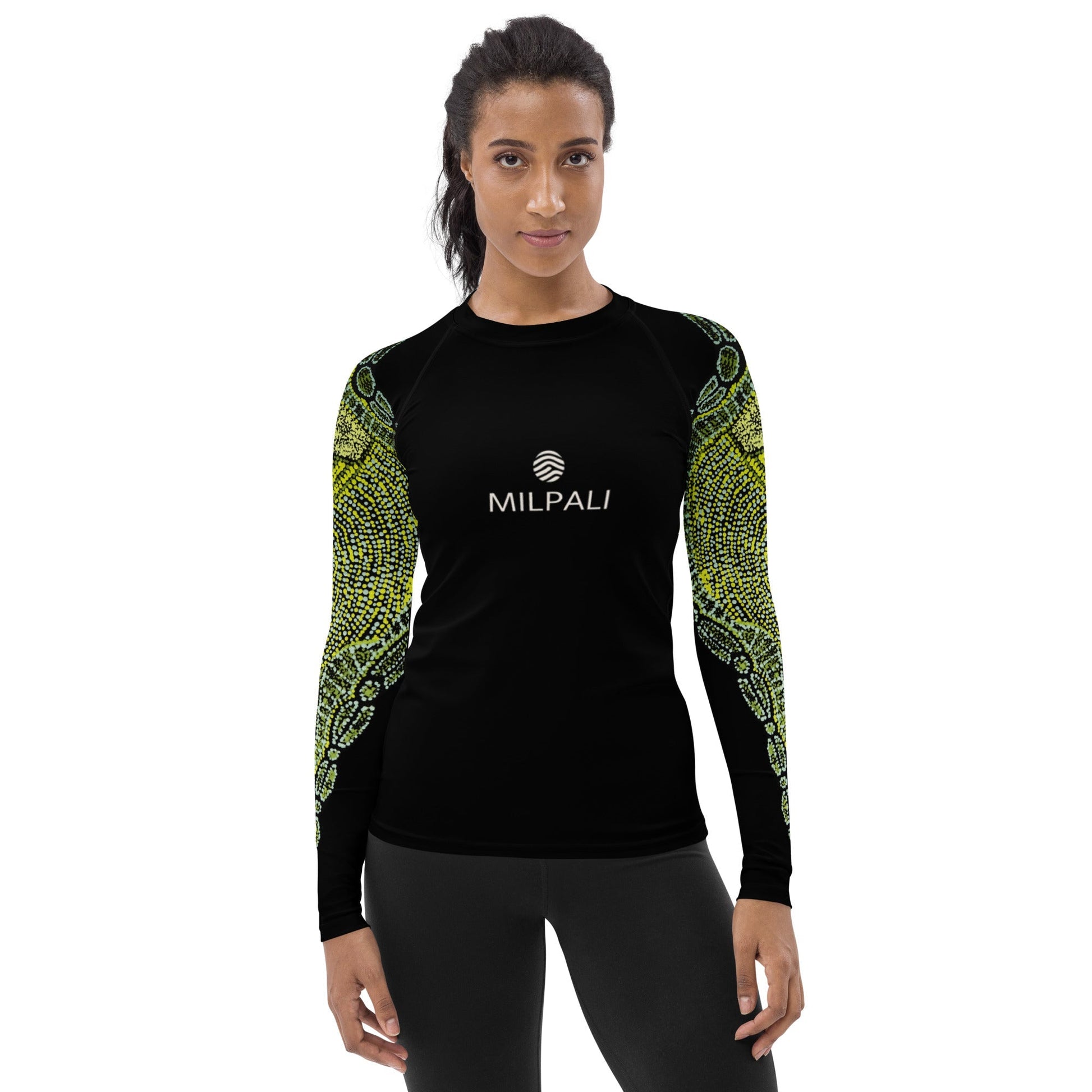 Green Path - Long - sleeve Rashguard women - SALE - Milpali