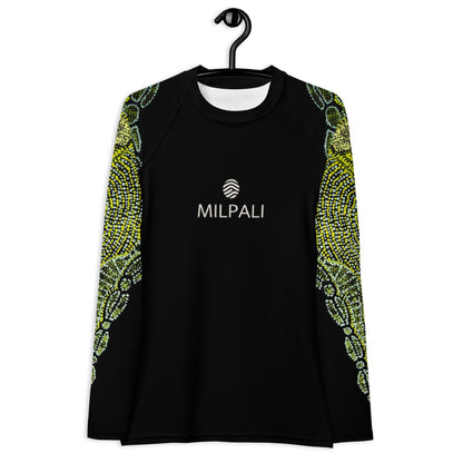 Green Path - Long - sleeve Rashguard women - SALE - Milpali