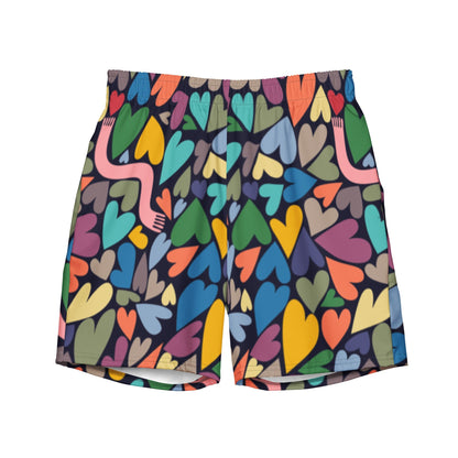 Heart Chase Swim shorts for Men - SALE - Milpali