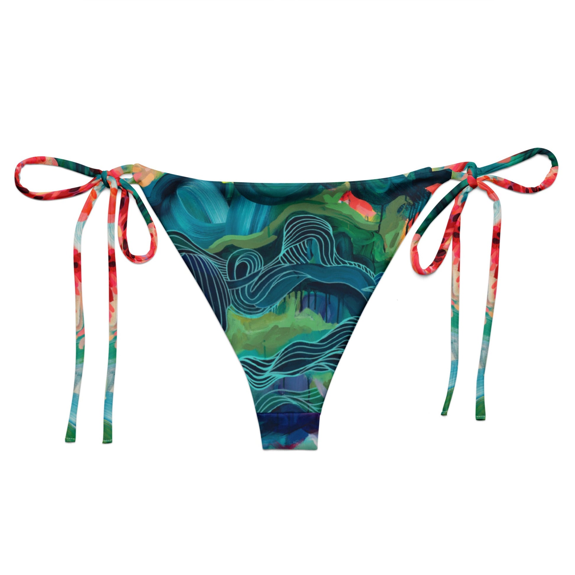 Into the Wild - bikini Bottoms by Julie Amlin - Milpali Tie Side Bottoms