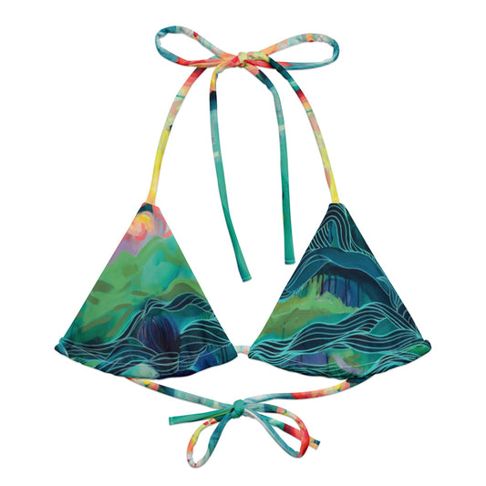 Into the Wild - Convertible Triangle Bikini Top - Milpali Triangle Top
