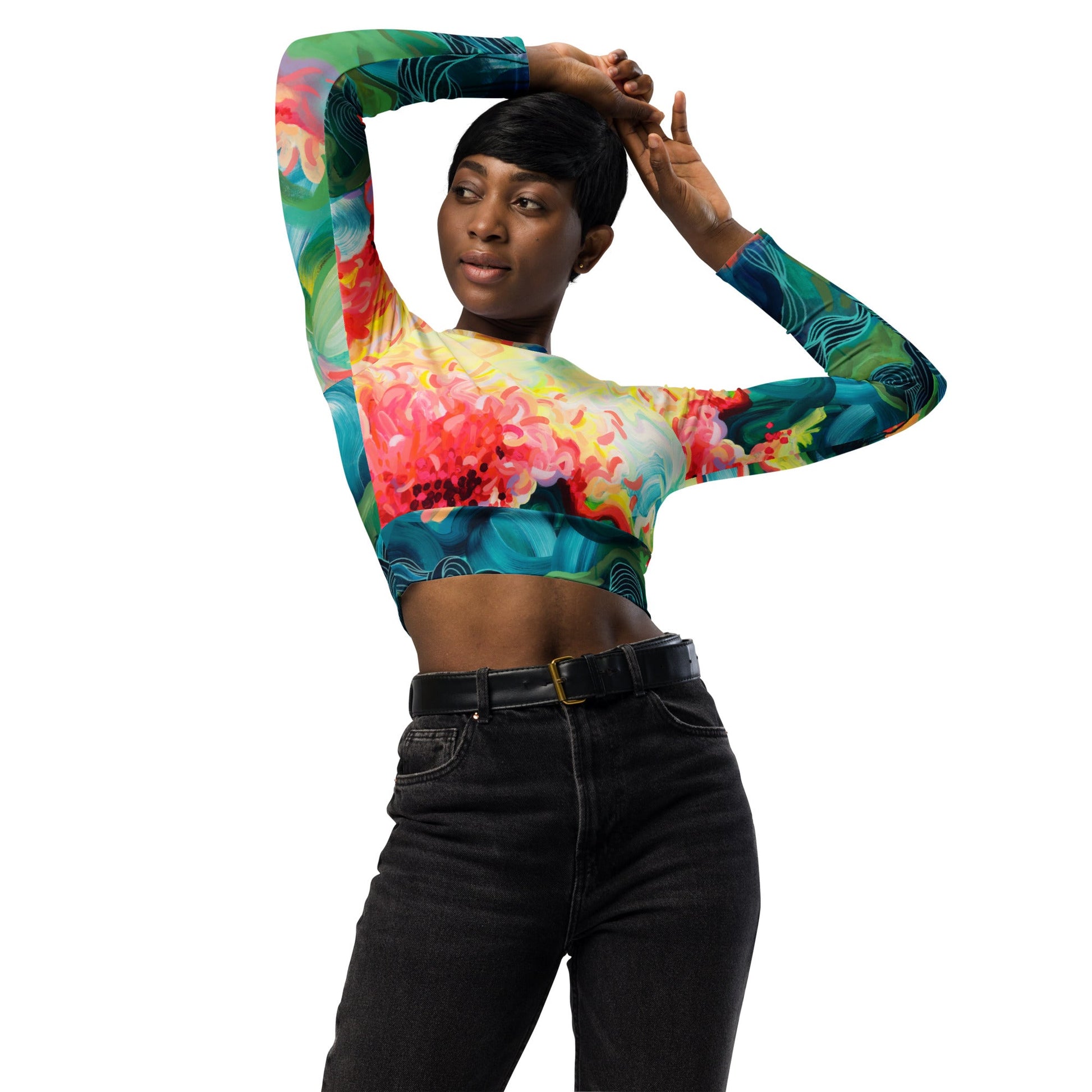 Into the Wild - Long - sleeve Crop Top Rashguard women - Milpali Crop Top Rashie