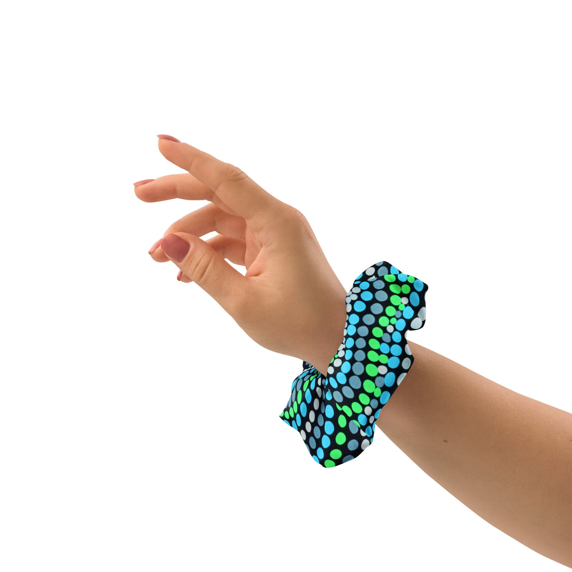 'Journeys' Recycled Scrunchie - Made of leftover materials - Milpali free_gift