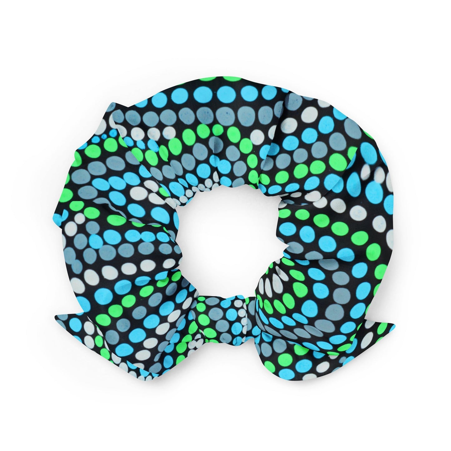 'Journeys' Recycled Scrunchie - Made of leftover materials - Milpali free_gift