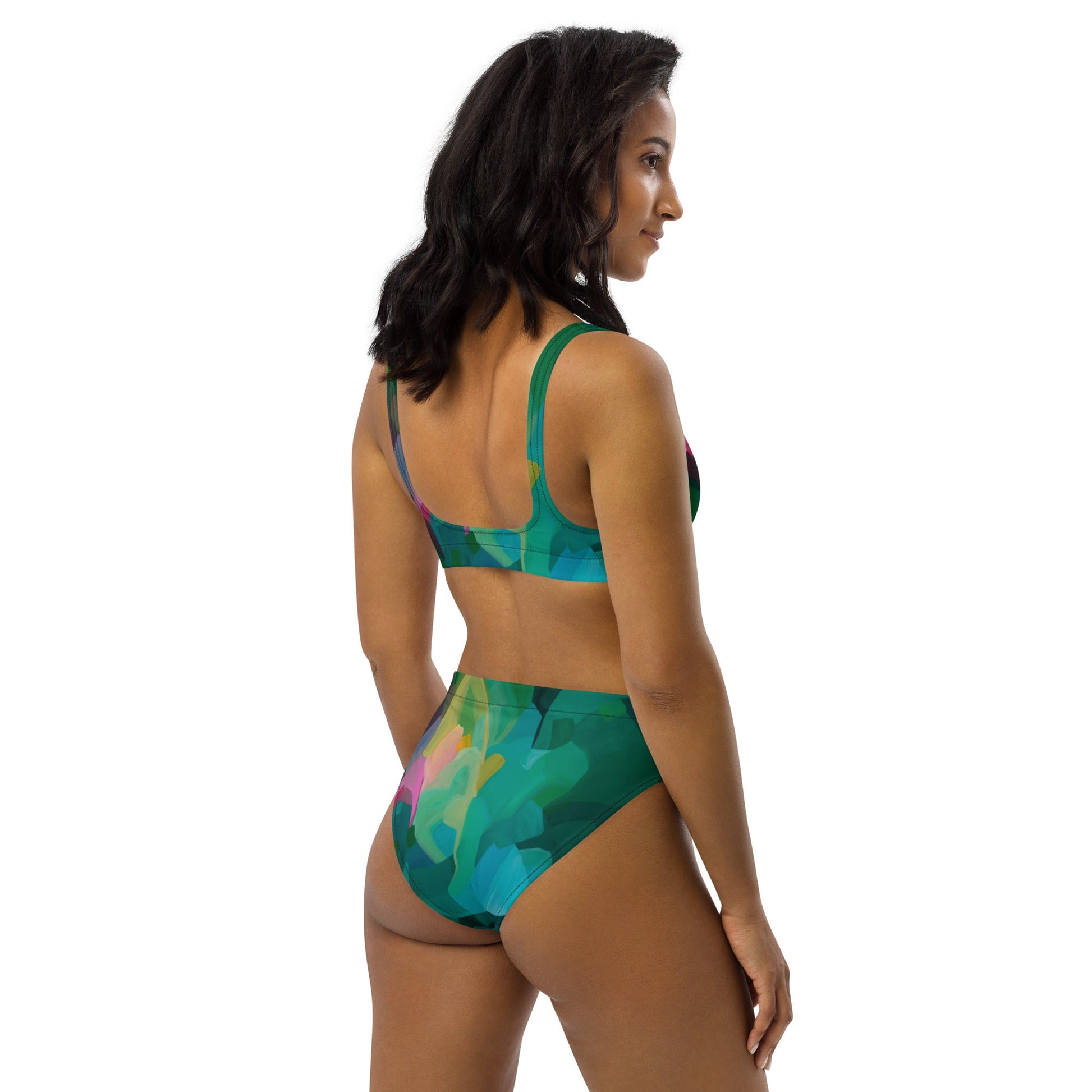 Priceless Emerald high - waisted bikini separates - Milpali Swimwear Separates