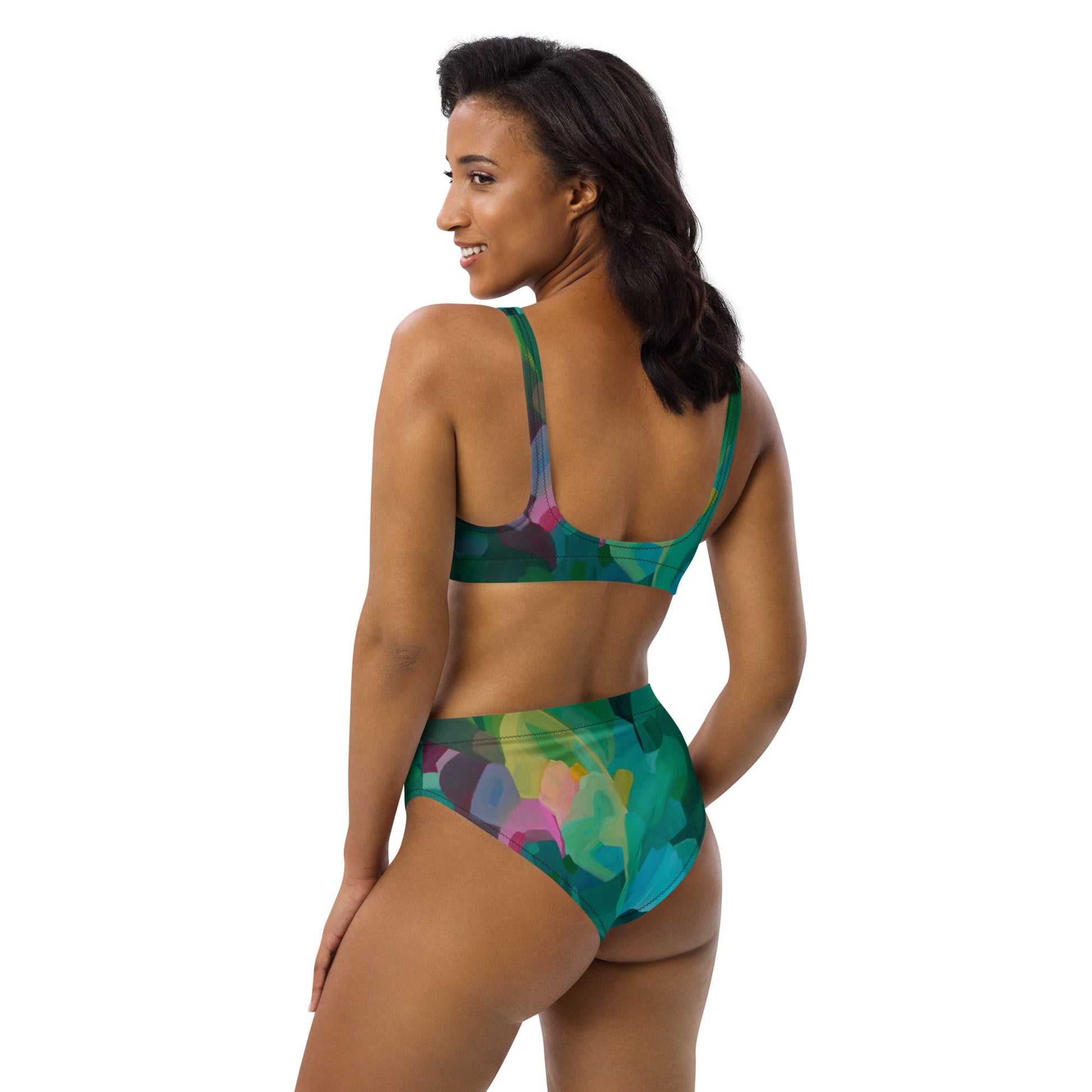 Priceless Emerald high - waisted bikini separates - Milpali Swimwear Separates
