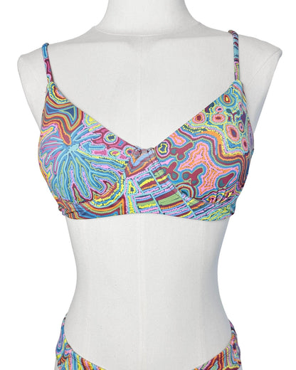 Rainbow Serpent Underwire Top - Milpali swimwear top