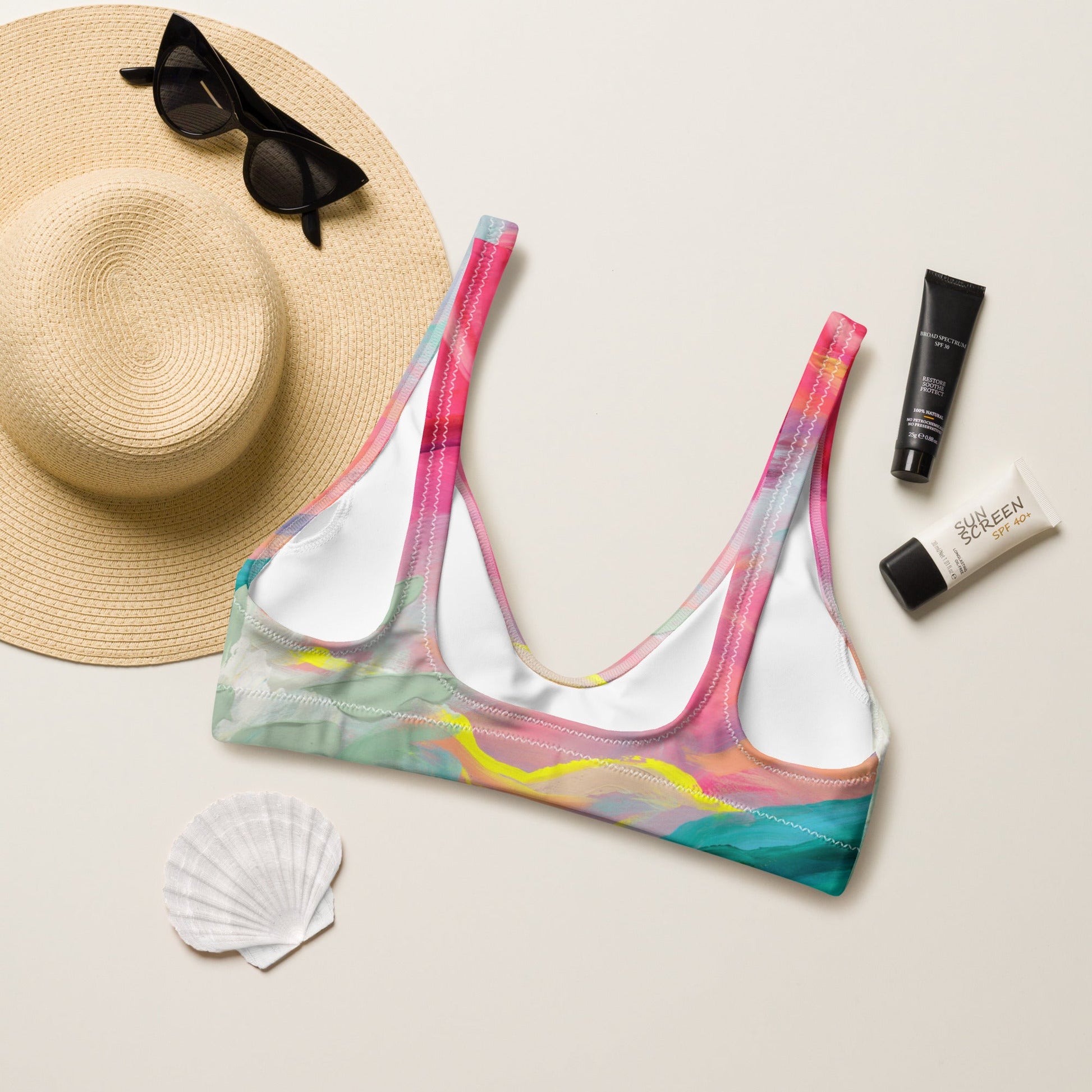 Sugar Coated Bralette Swimwear Top by Julie Amlin - Milpali Bralette Top